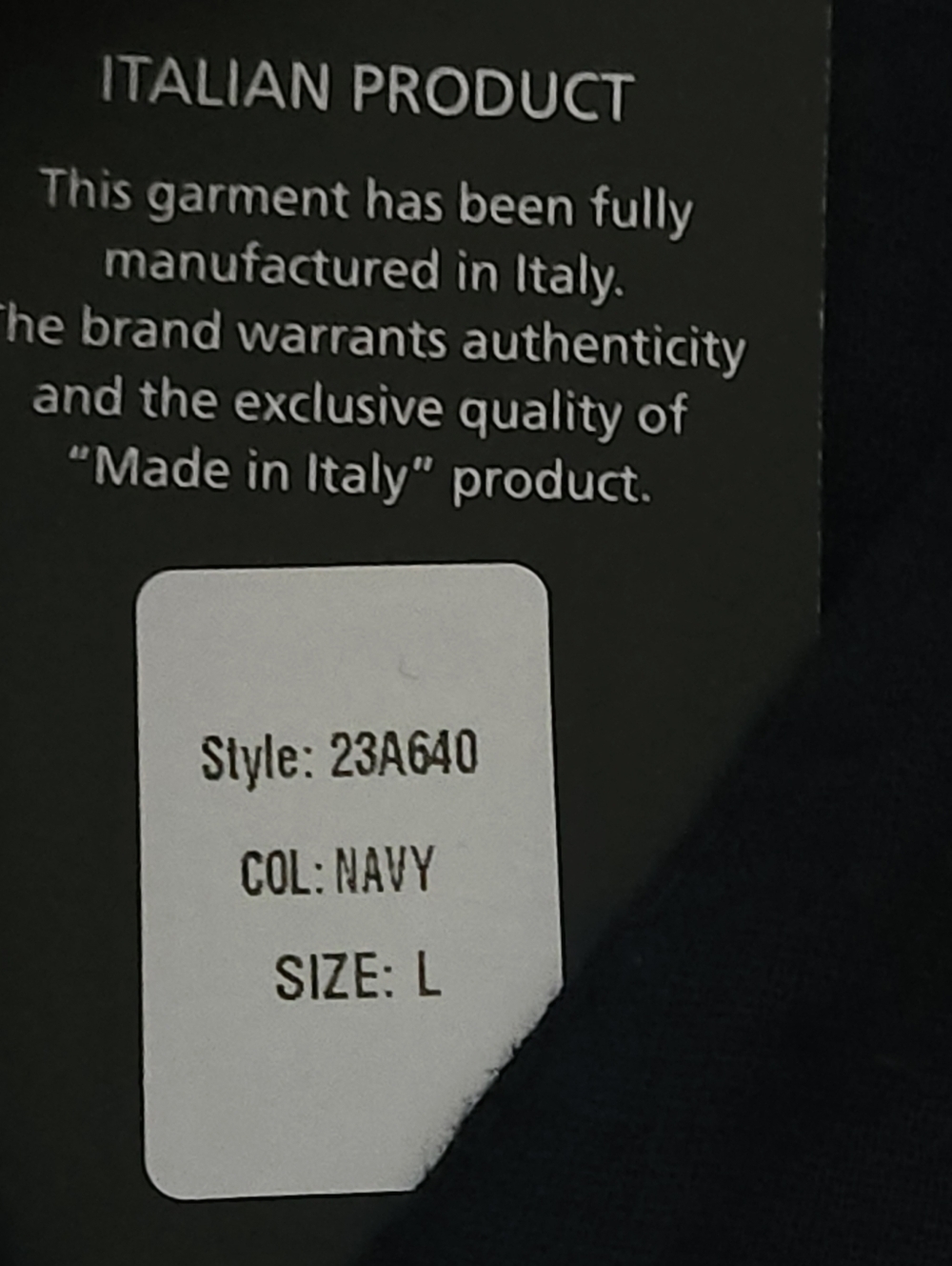 Francesca Bettini Made in Italy Linen Maxi Dress Large Navy Band Collar Button - Picture 6 of 11